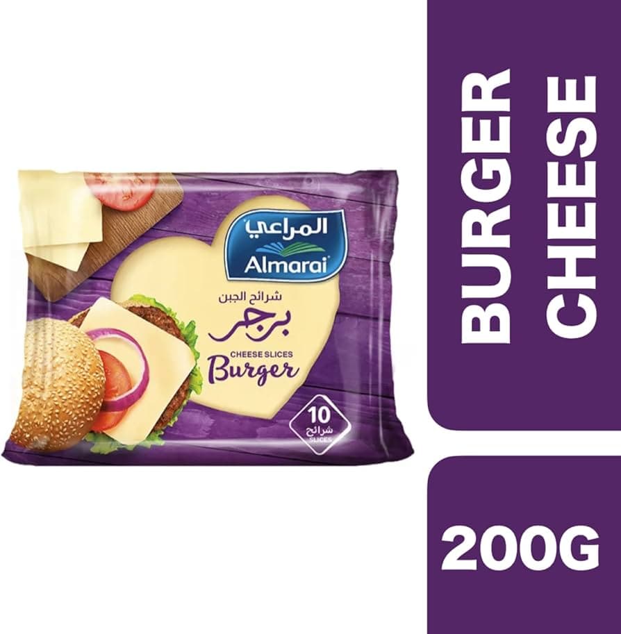 Almarai Burger Cheese Slices 10 slices 200gm