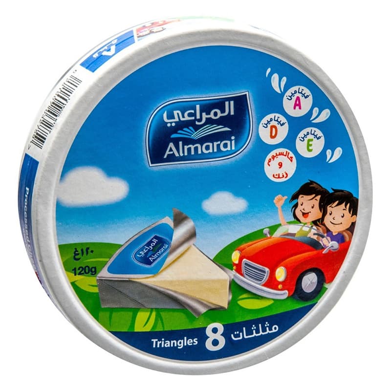 Almarai 8 Portion Triangle Cheese 120gm
