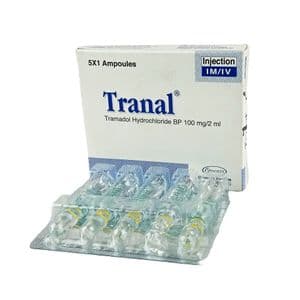 Tranal 100mg/2ml (5 Injections)