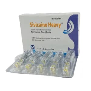 Sivicaine Heavy (5mg+80mg)/ml (Injection)