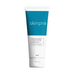 Skinpro Acne Clearing Gel Cleanser with Salicylic Acid For Acne Prone Skin (50ml Bottle)