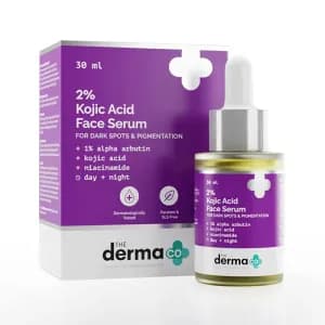 The Derma Co 2% Kojic Acid Face Serum for Dark Spots & Pigmentation (30ml Bottle)