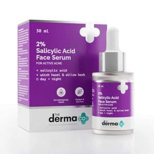 The Derma Co 2% Salicylic Acid Face Serum for Active Acne (30ml Bottle)