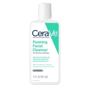 Cerave Foaming Facial Cleanser for Normal To Oily Skin (87ml Bottle)