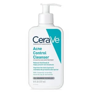 Cerave Acne Control Cleanser with 2% Salicylic Acid Acne Treatment (237ml Bottle)