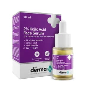The Derma Co 2% Kojic Acid Face Serum for Dark Spots & Pigmentation (10ml Bottle)