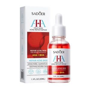 Sadoer AHA + BHA Repair Salicylic Acid Serum for Acne Skin Repair (Bottle)